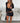 Leave My Mark Long Sleeve Mini Dress Black