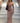 Star Studded Long Sleeve Knit Maxi Dress Mocha