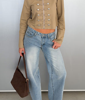 Vesper Military Jacket Tan