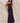 Sending My Best Strapless Maxi Dress Burgundy