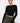 Only For Tonight Long Sleeve Top Black