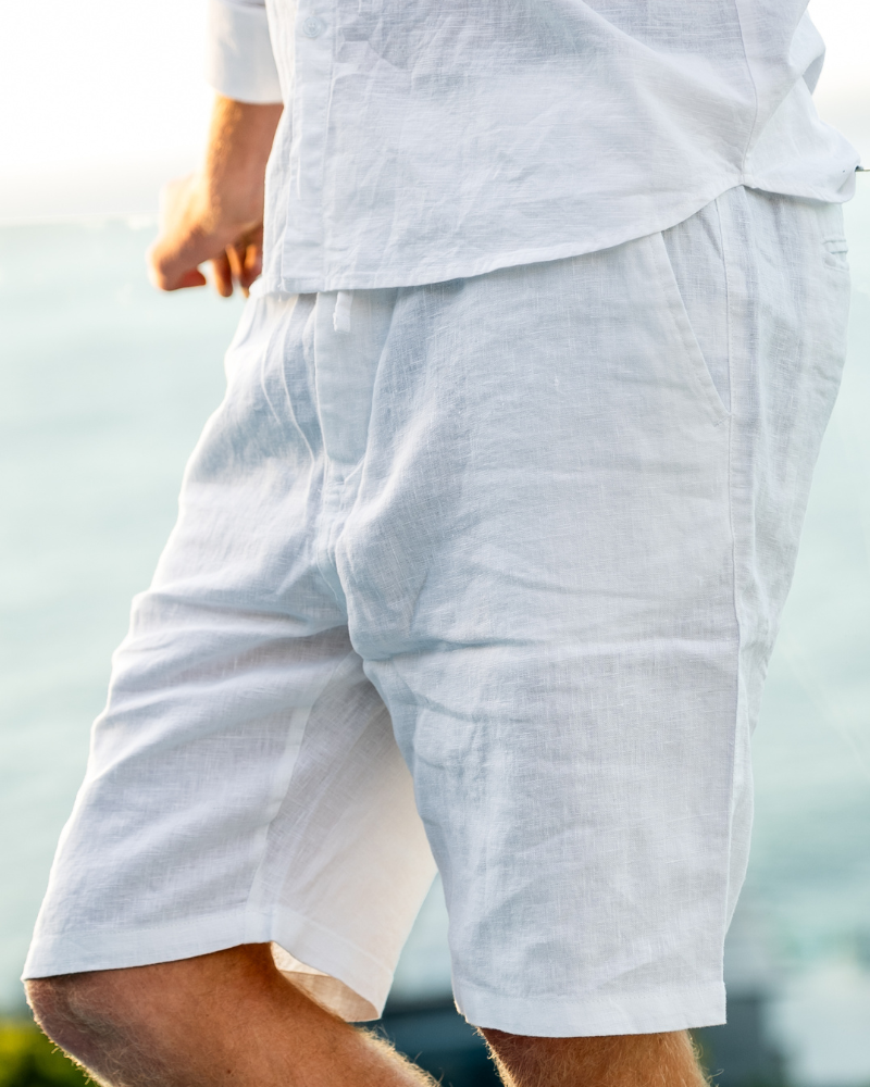 Casablanca - Luxe Linen Shorts
