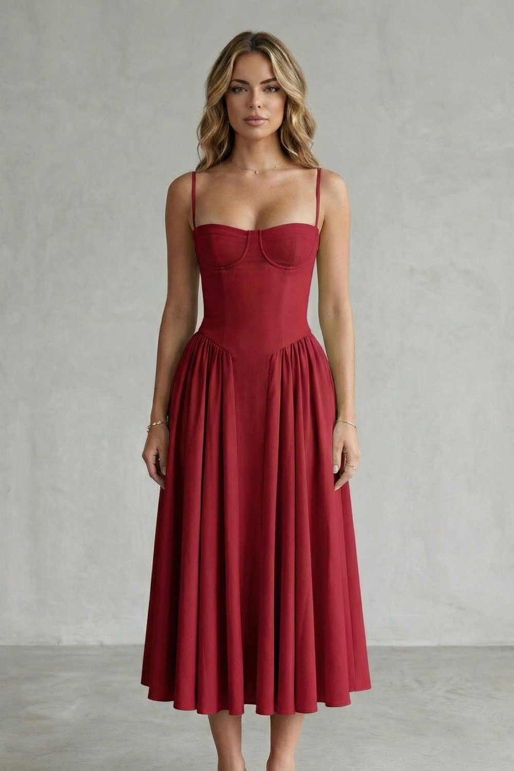 Calliope – Timeless structure – Women’s Sleeveless Structured Dress