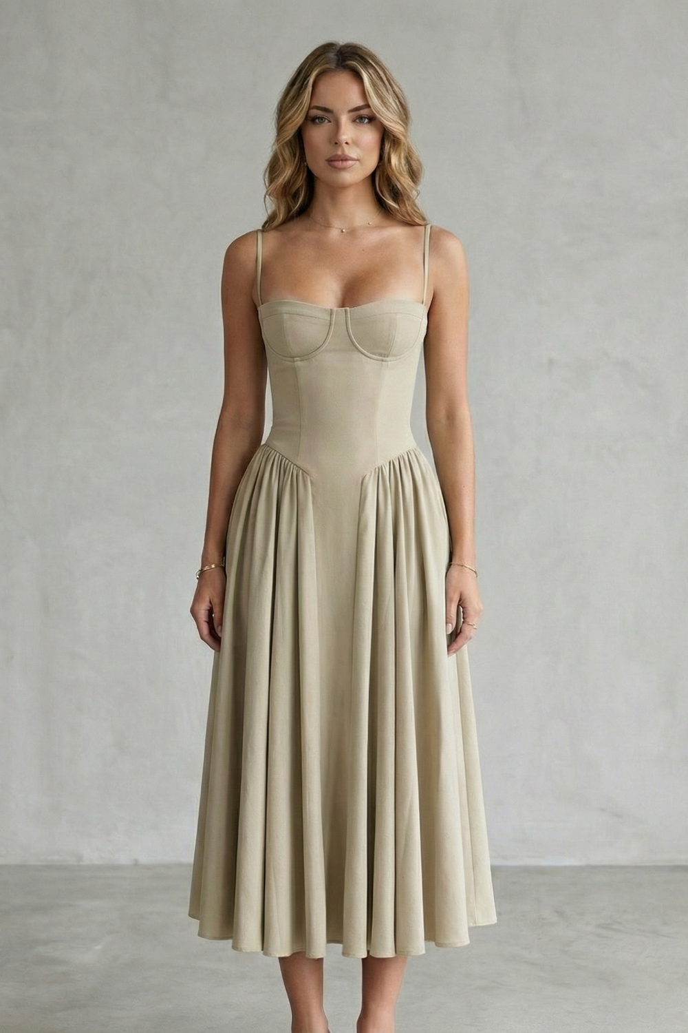 Calliope – Timeless structure – Women’s Sleeveless Structured Dress