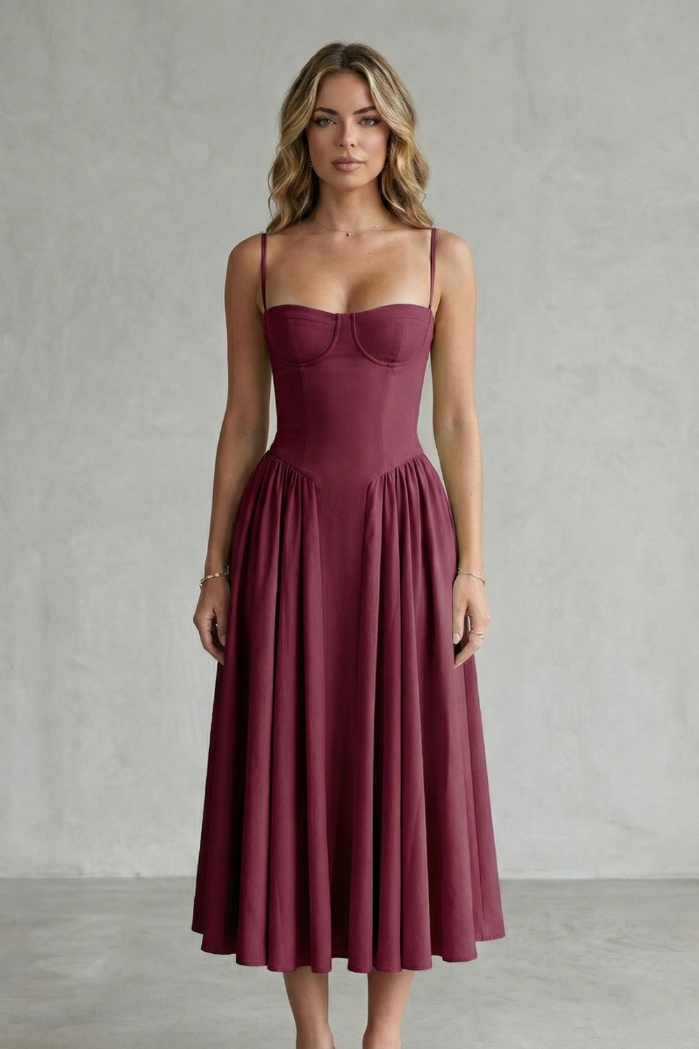 Calliope – Timeless structure – Women’s Sleeveless Structured Dress