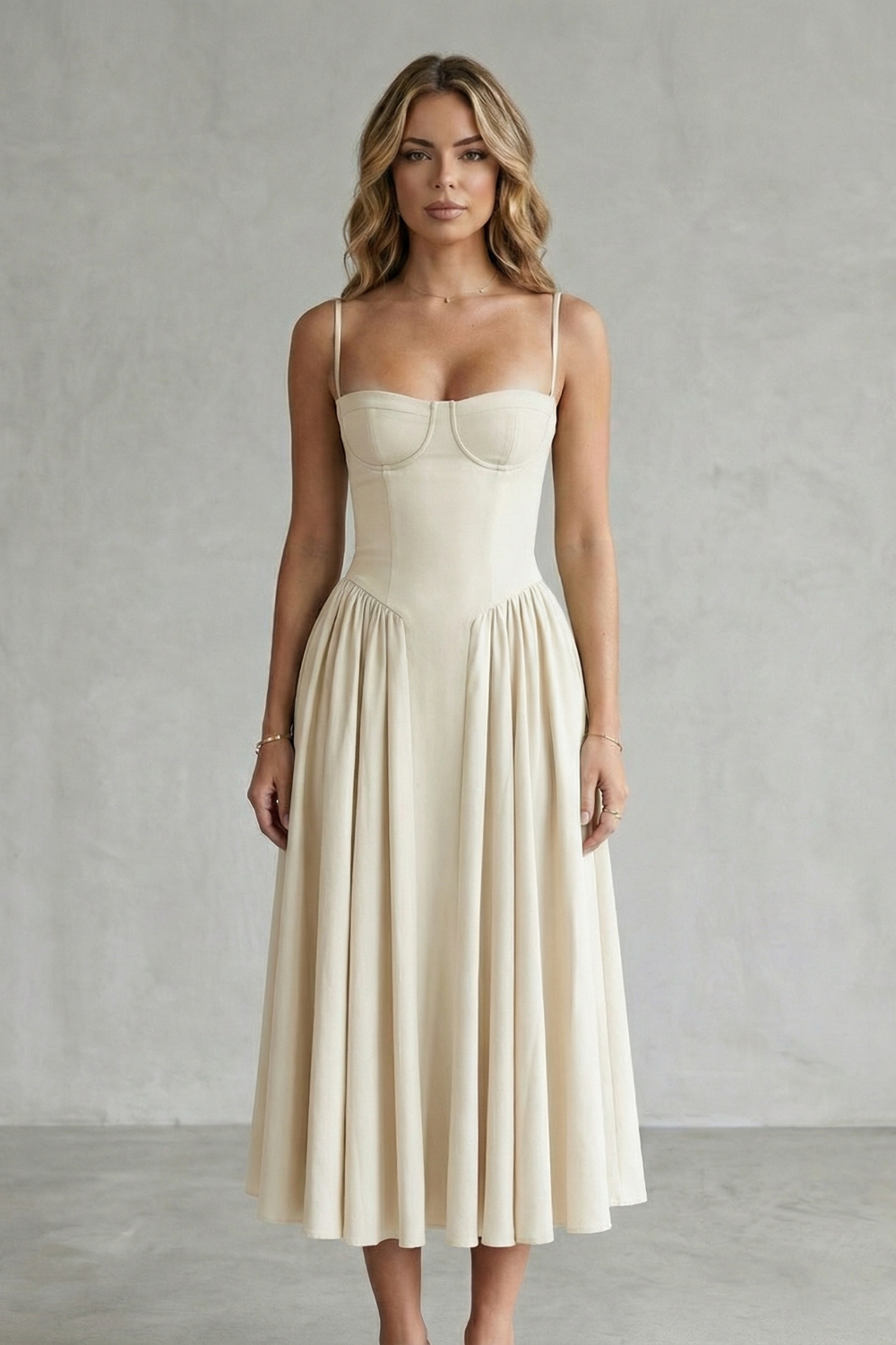 Calliope – Timeless structure – Women’s Sleeveless Structured Dress
