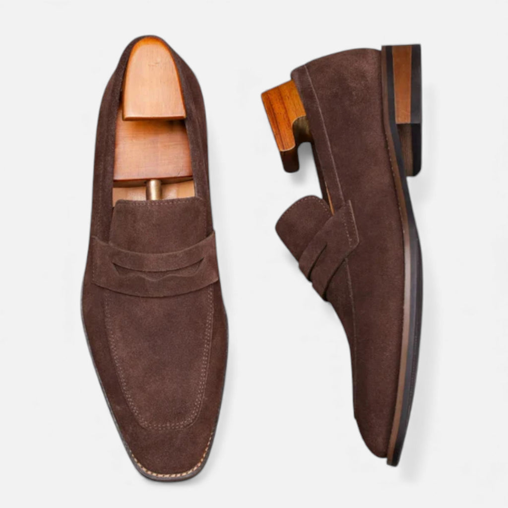 Milvaly | Men’s Penny Loafers – Classic Leather Comfort