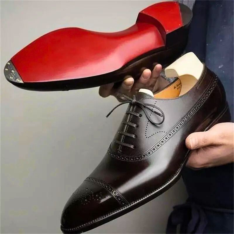 Oxford Royal Brogue Shoes Wedding Chique