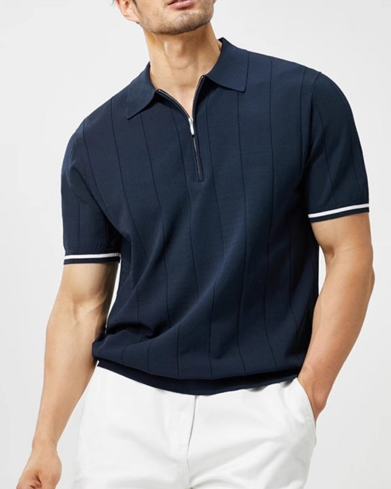 Distinctive Polo with Contrast Trim