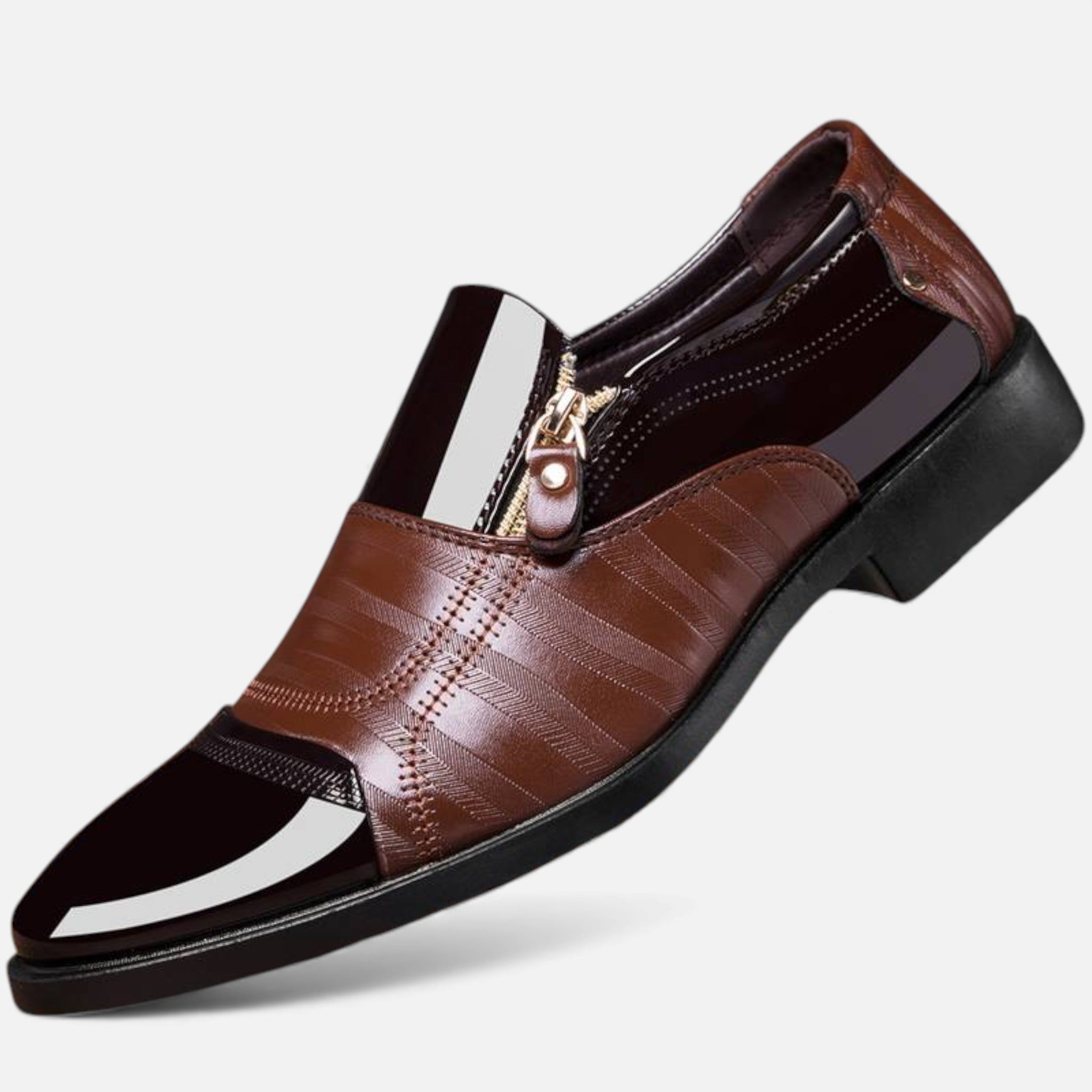 Milvaly | Mens Pointed Toe Loafers Evening Wear