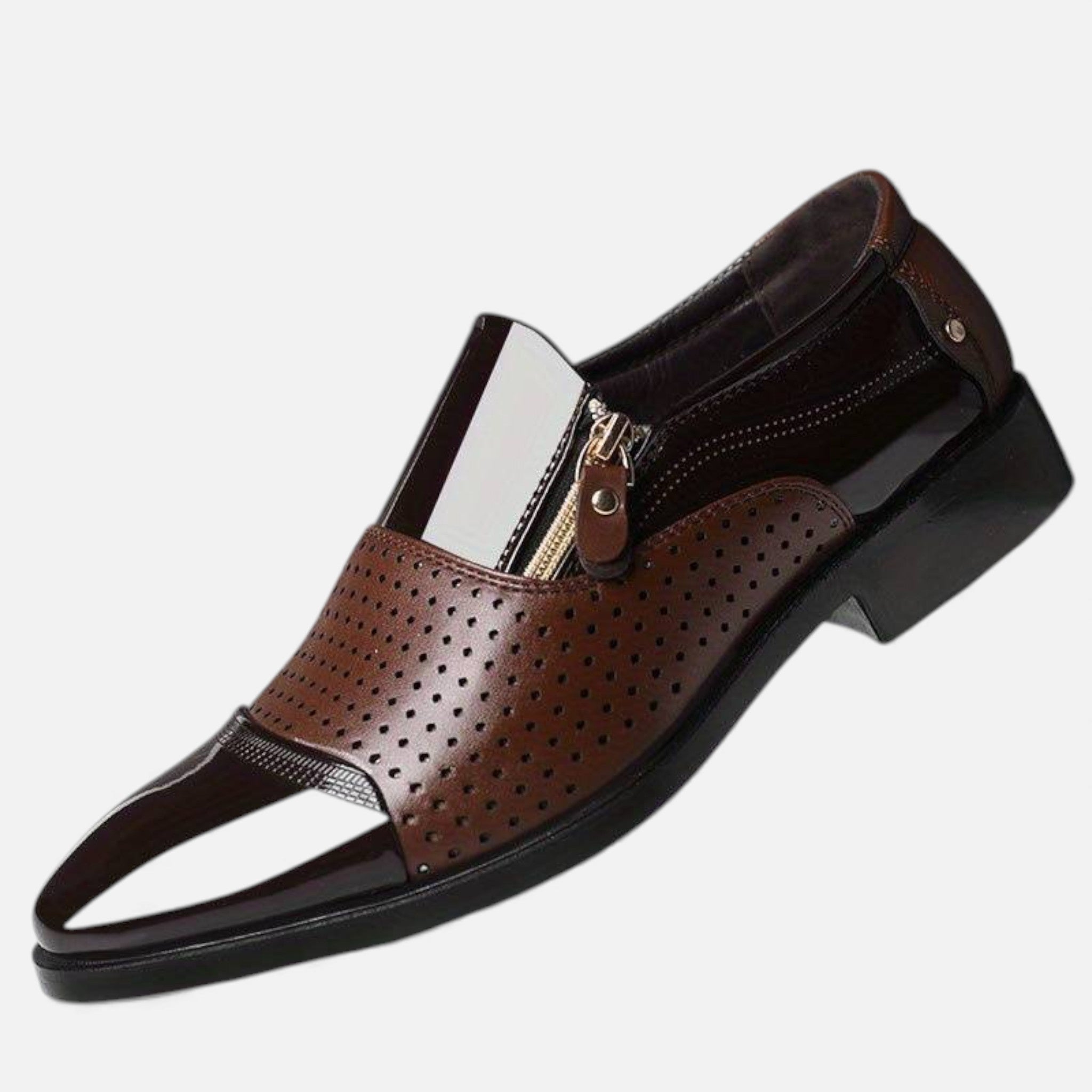 Milvaly | Mens Pointed Toe Loafers Evening Wear