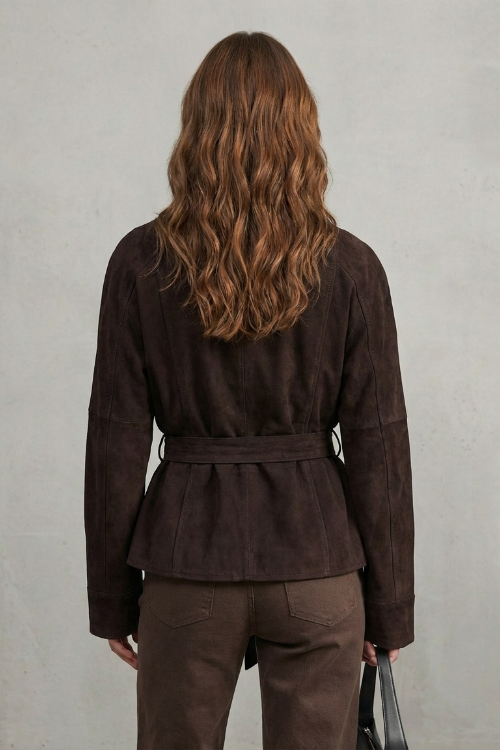 Alette – Cropped Double-Breasted Wool Jacket – French Elegance