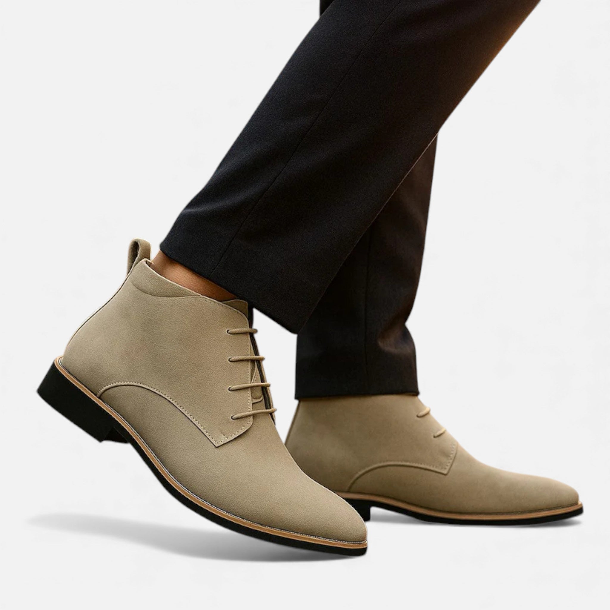 Milvaly | Mens Suede Desert Boots