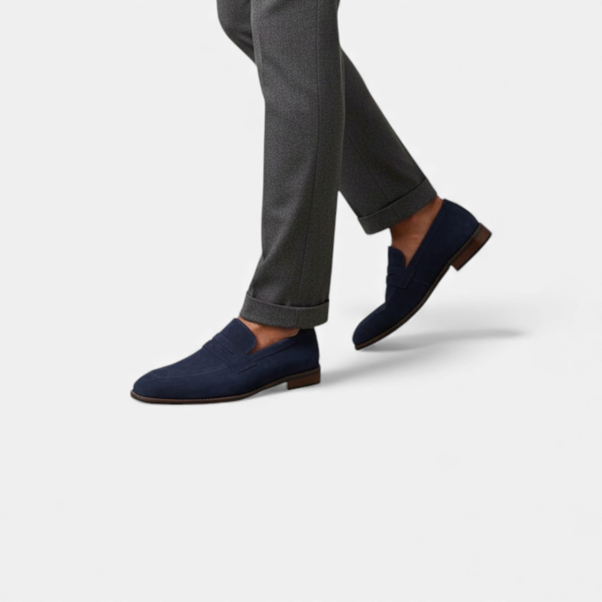 Milvaly | Men’s Penny Loafers – Classic Leather Comfort