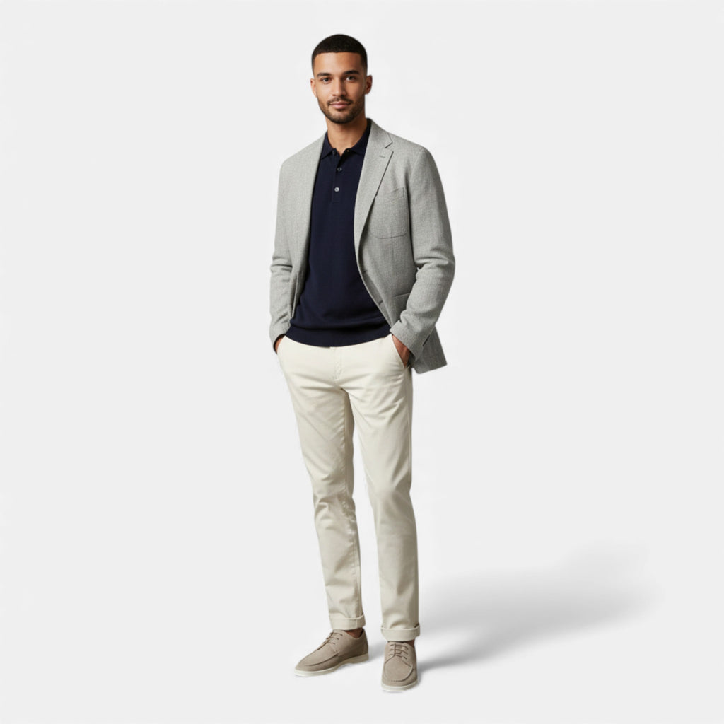 Milvaly | Men’s Textured Leather Loafers – Lace-Up Heritage Style