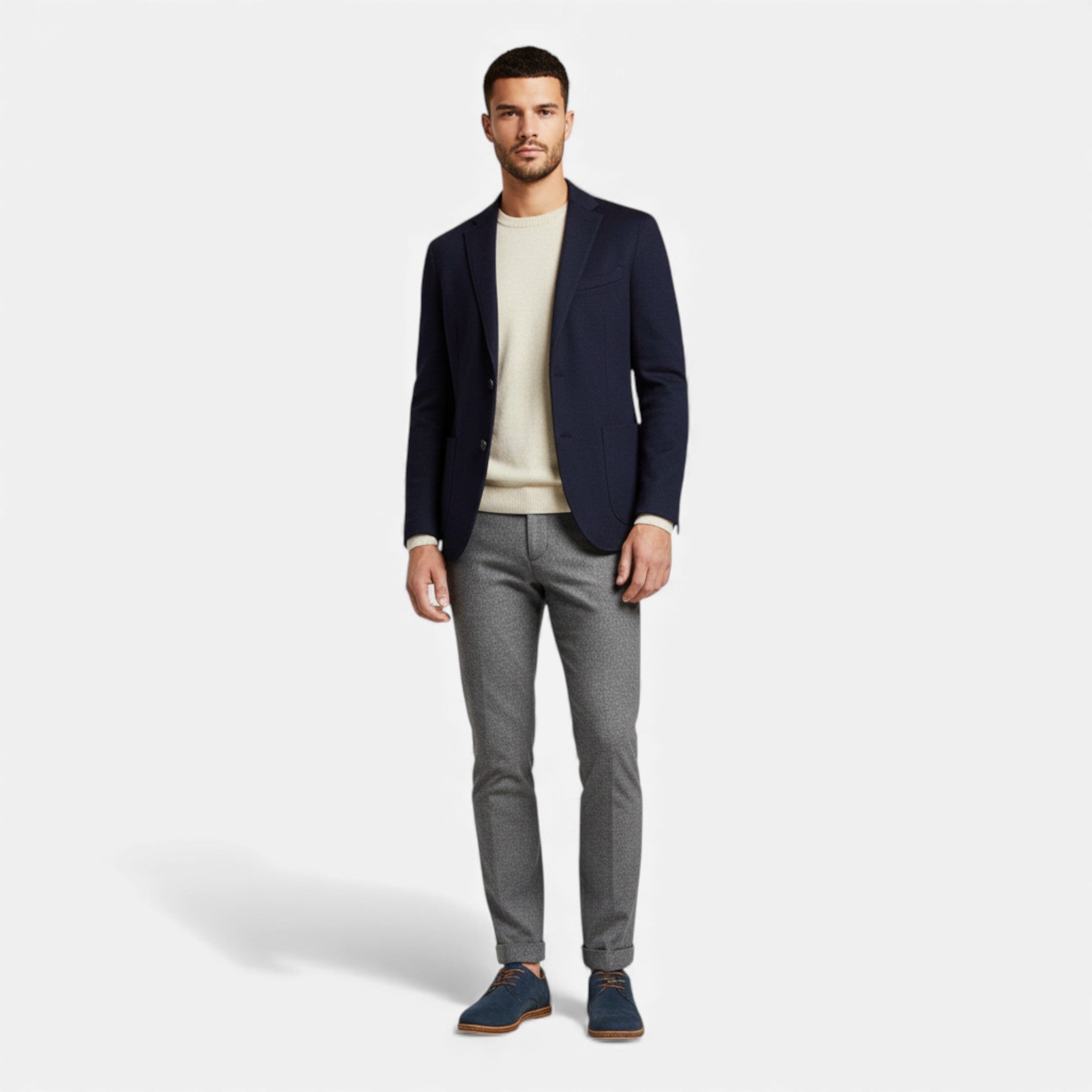 Milvaly | Men’s Vegan Leather Derby – Timeless Suede Style