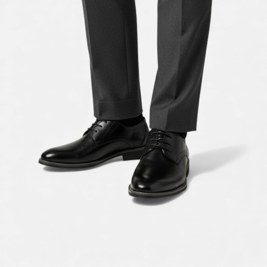 Milvaly | Men’s Formal Derby Shoes – Lightweight Classic Style