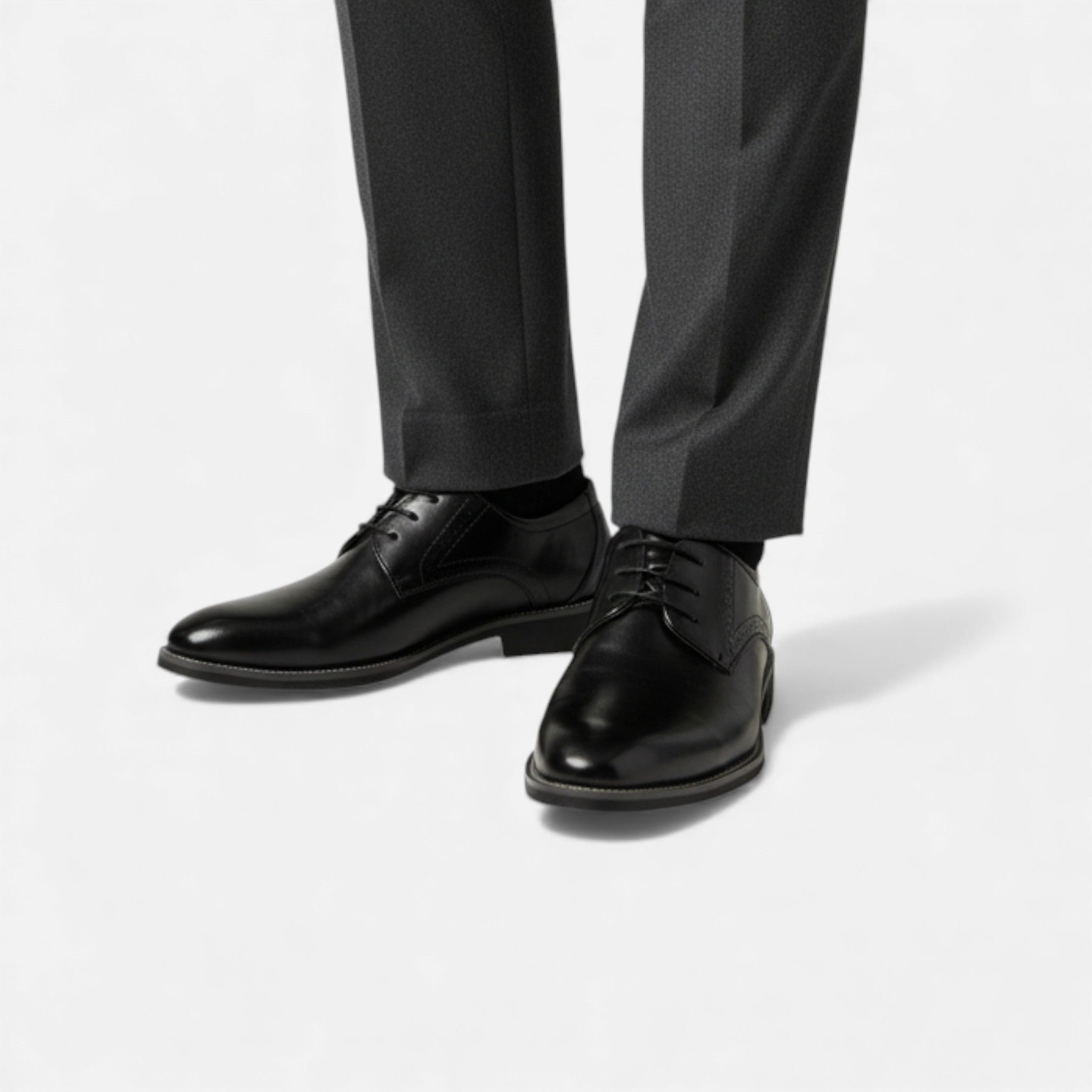 Milvaly | Men’s Formal Derby Shoes – Lightweight Classic Style