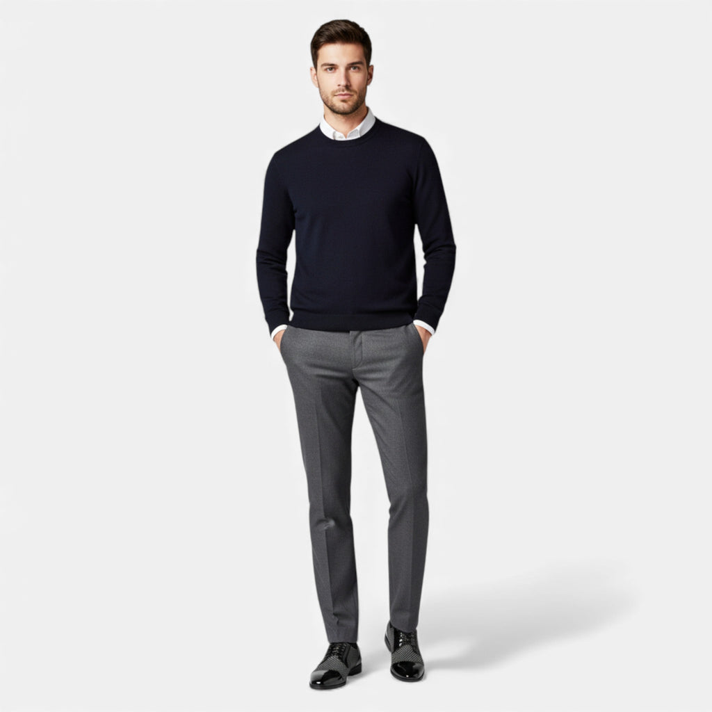 Milvaly | Men’s Oxford Wedding Shoes – Contrast Leather Elegance