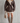 Sorelline – Contrast fleece wrap – Belted faux leather coat