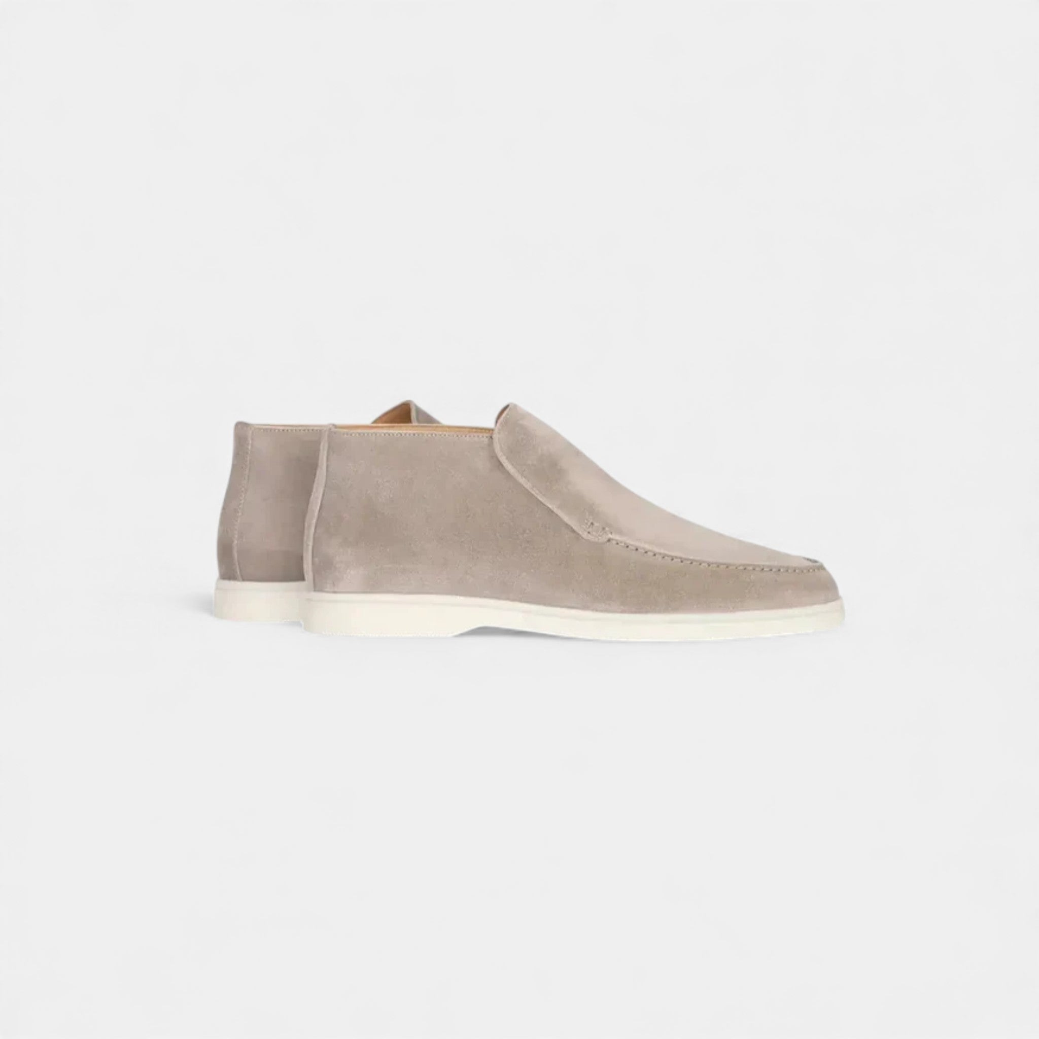Milvaly | Men’s High Loafers – Refined Suede Elegance