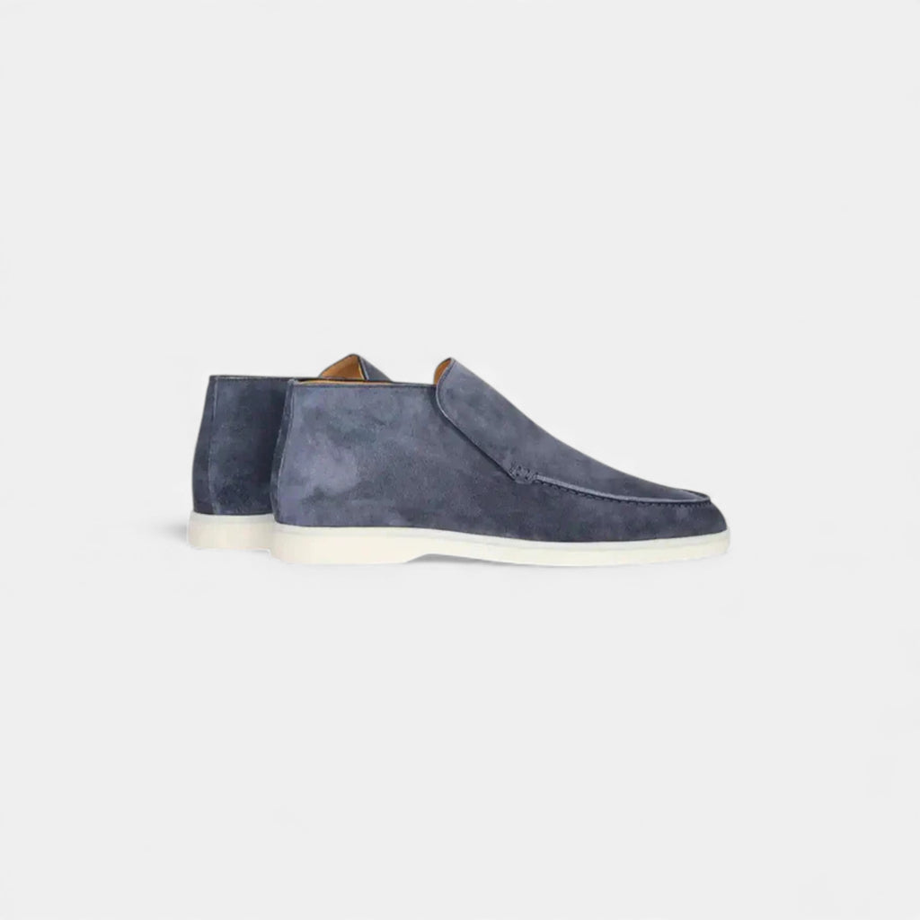 Milvaly | Men’s High Loafers – Refined Suede Elegance