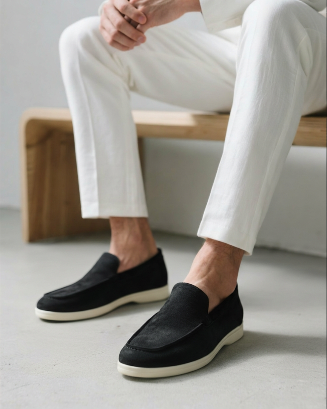 Classic Suede Loafers with Timeless Elegance