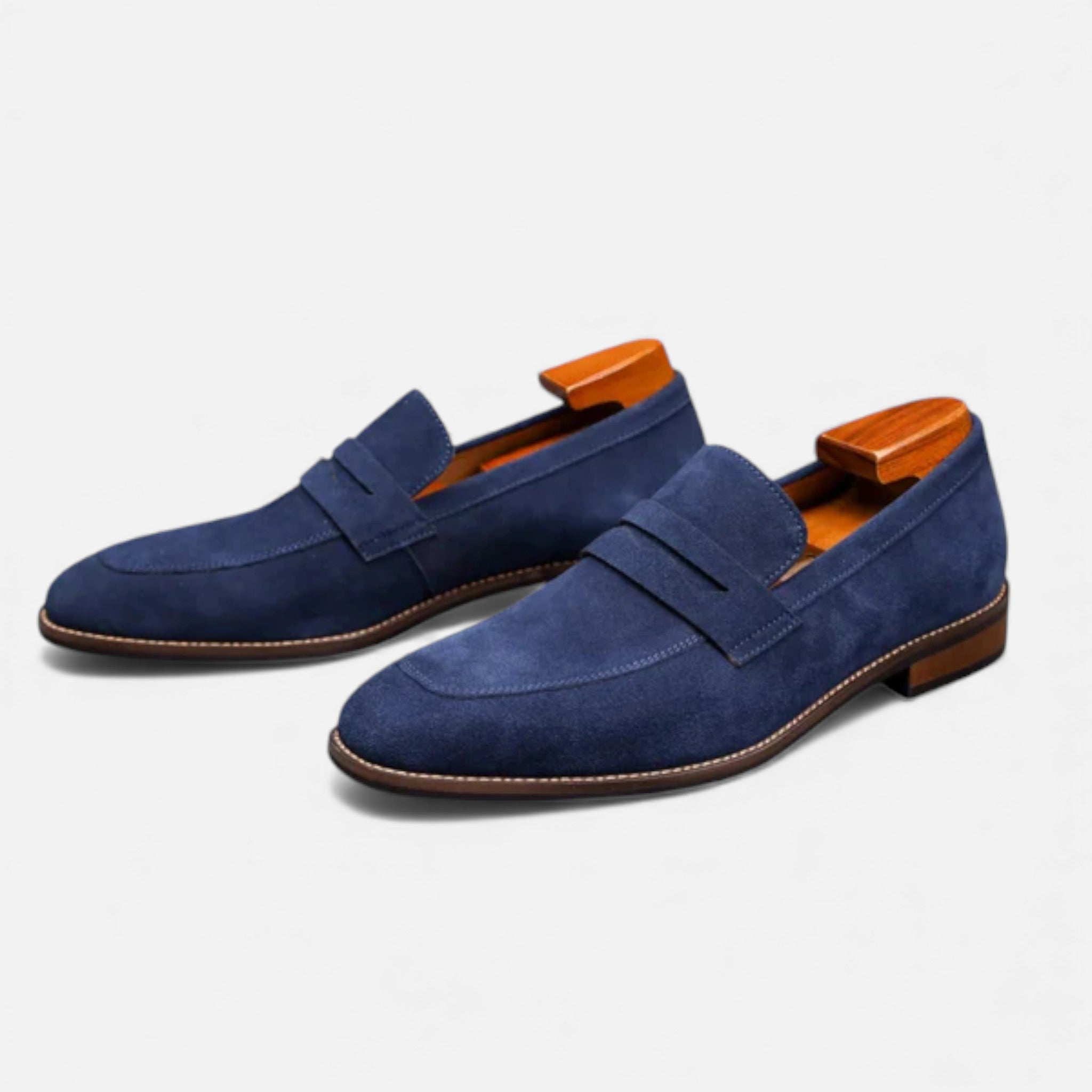 Milvaly | Men’s Penny Loafers – Classic Leather Comfort
