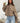 Cosy Moments Fleece Oversized Zip Front Funnel Neck Jacket Cream Leopard Print