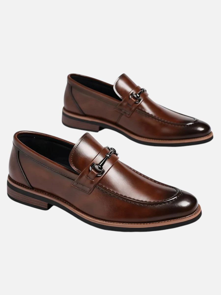 Men’s Leather Loafers – Polished Slip-On Dress Shoes