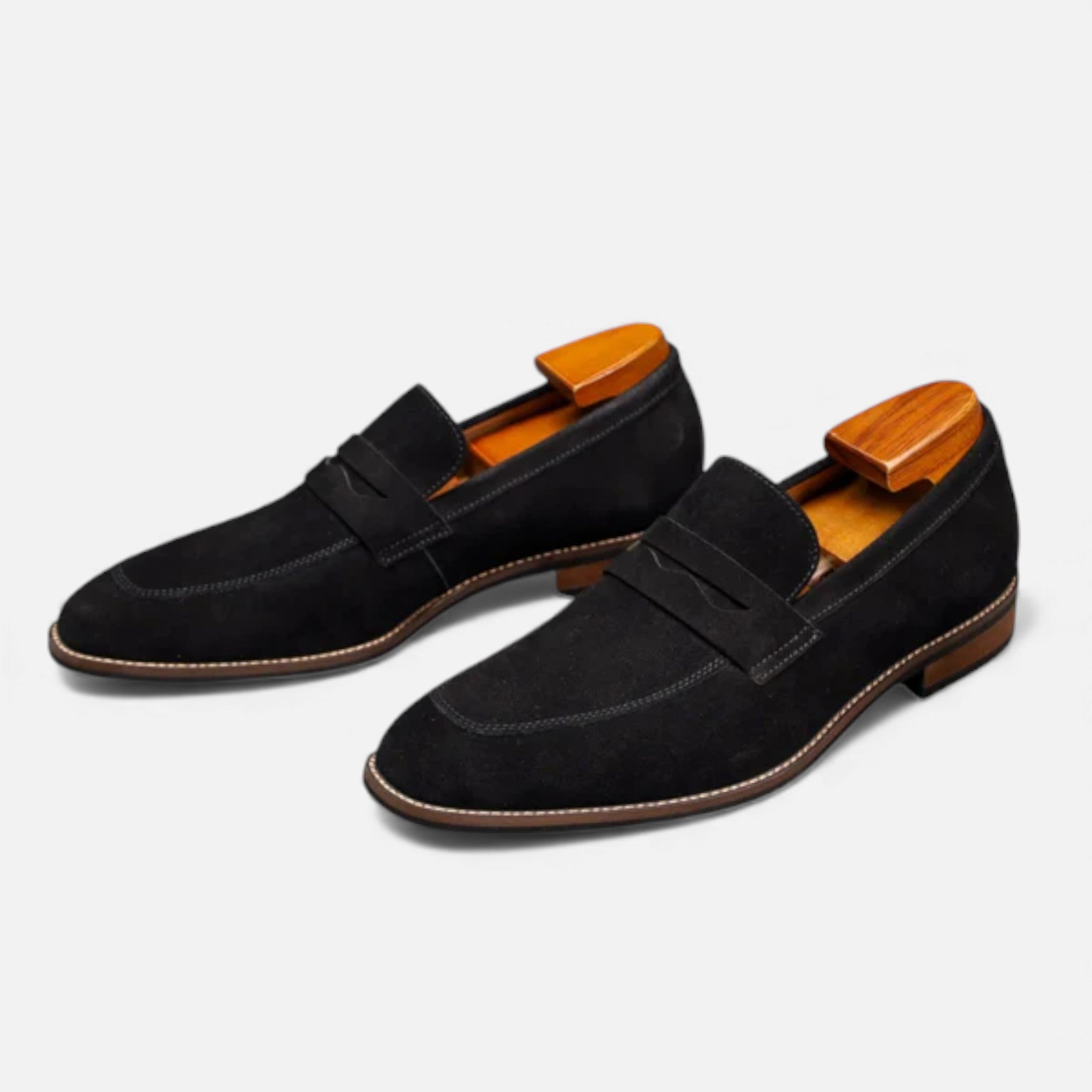 Milvaly | Men’s Penny Loafers – Classic Leather Comfort