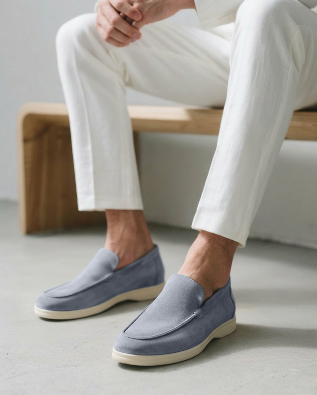 Classic Suede Loafers with Timeless Elegance