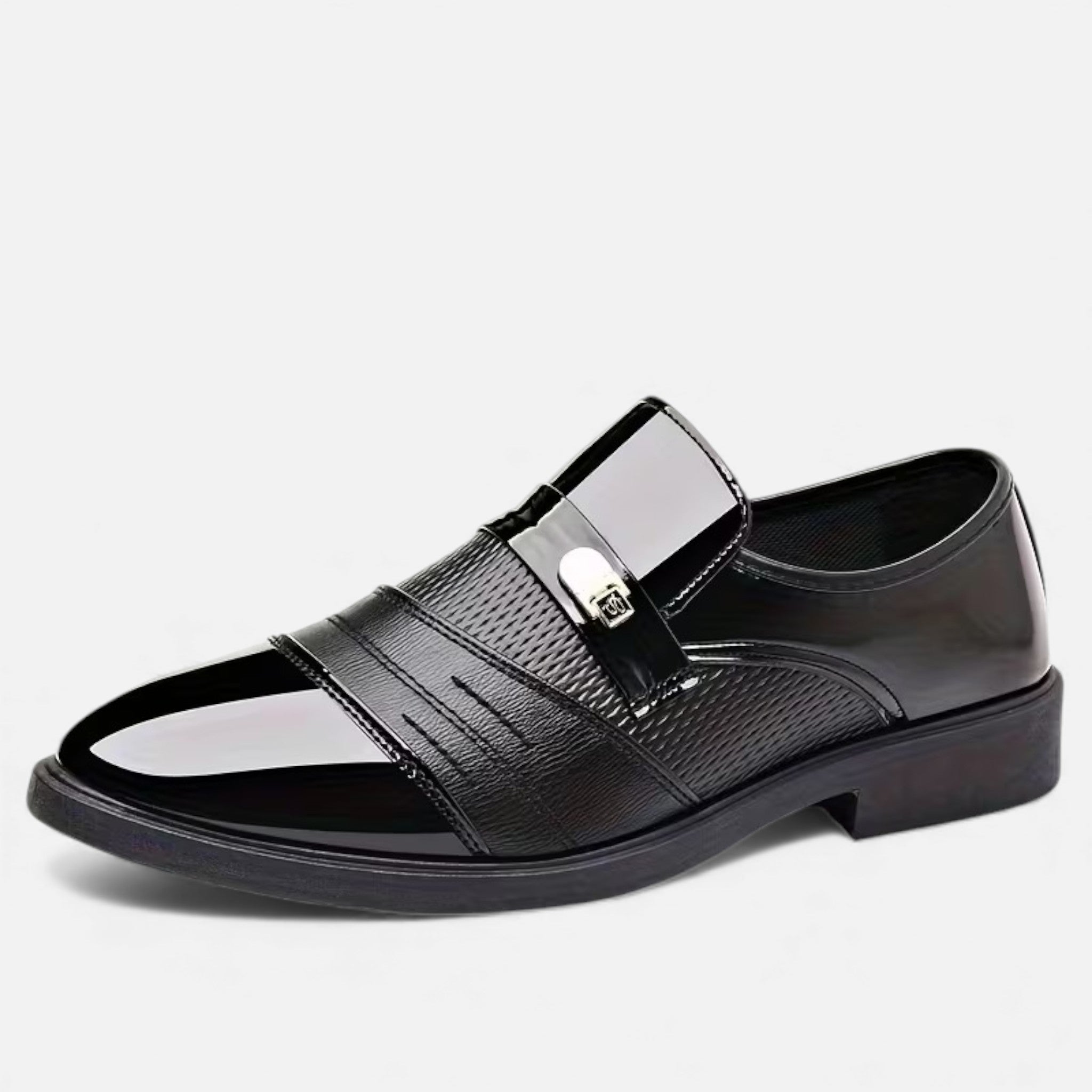 Milvaly | Men’s Loafers – Glossy Pointed-Toe Elegance