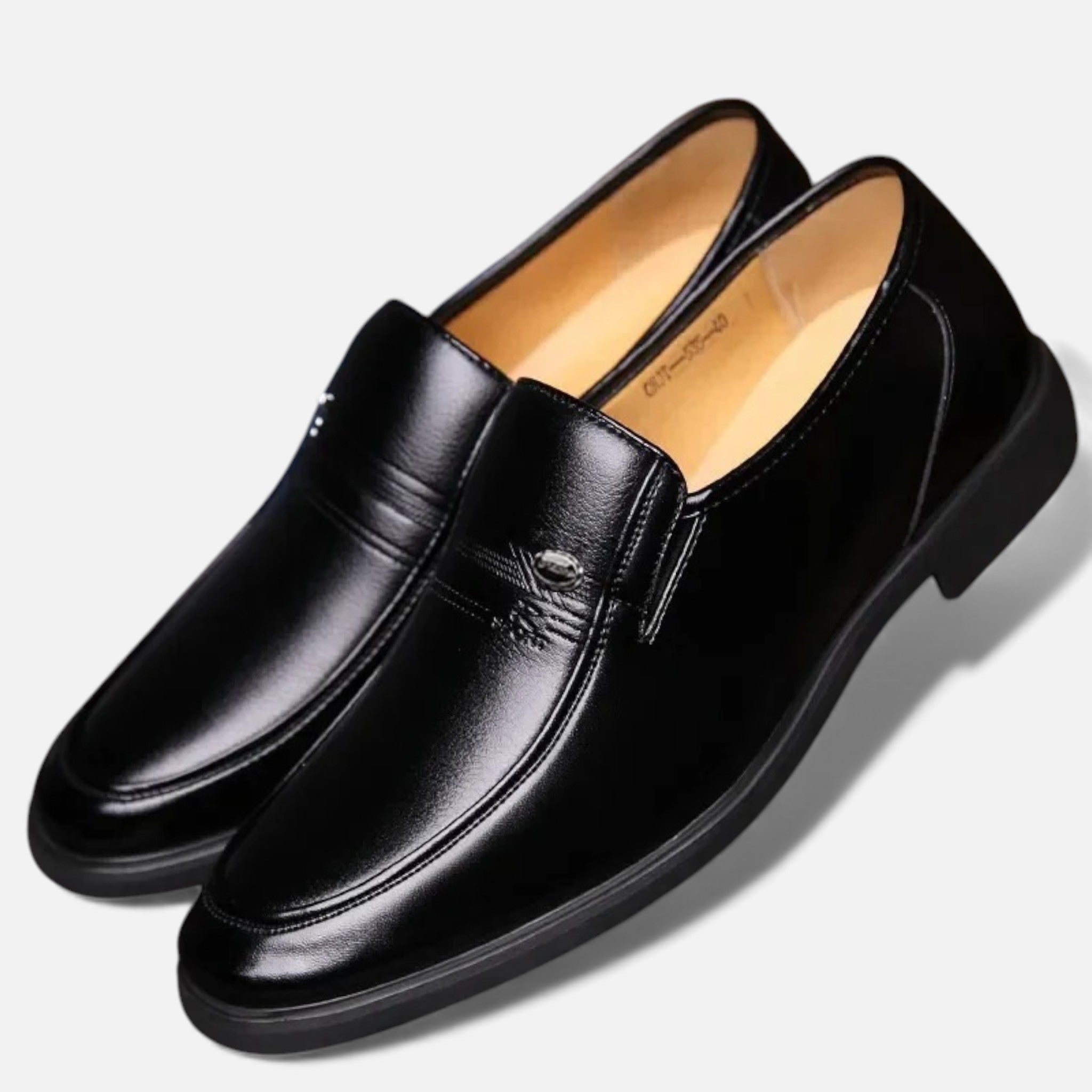 Milvaly | Mens Leather Loafers Classic Design