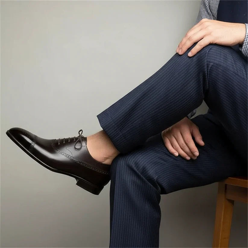 Oxford Royal Brogue Shoes Wedding Chique