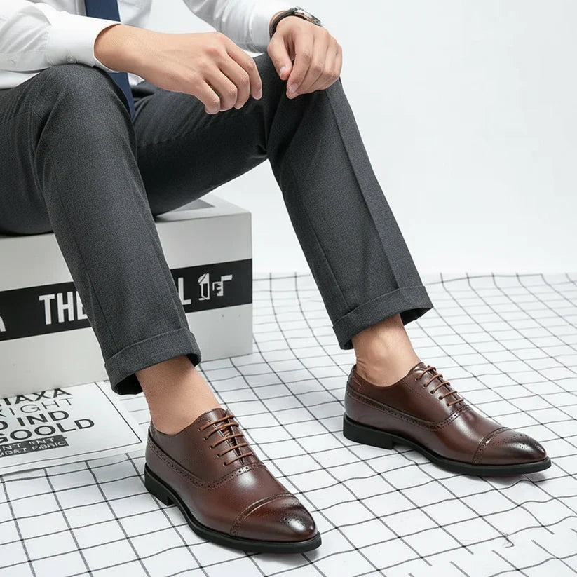 Oxford Royal Brogue Shoes Wedding Chique
