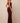 Peach Fizz Strapless Maxi Dress Dark Cherry