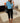 Easy To Admire V Neck 3/4 Sleeve Top Powder Blue