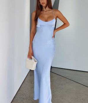 It's Not The Same Maxi Dress Baby Blue