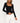 Keep Guessing Long Sleeve Top Black
